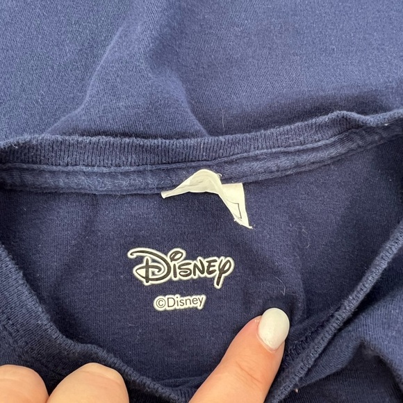 Disney Y2K Phineas and Ferb Cartoon Graphic Print Navy T-Shirt XS Youth - Picture 5 of 6